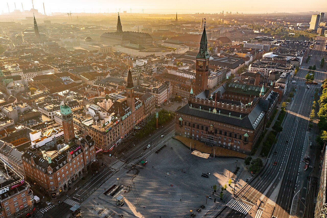 Copenhagen City Hall and City Hall Square